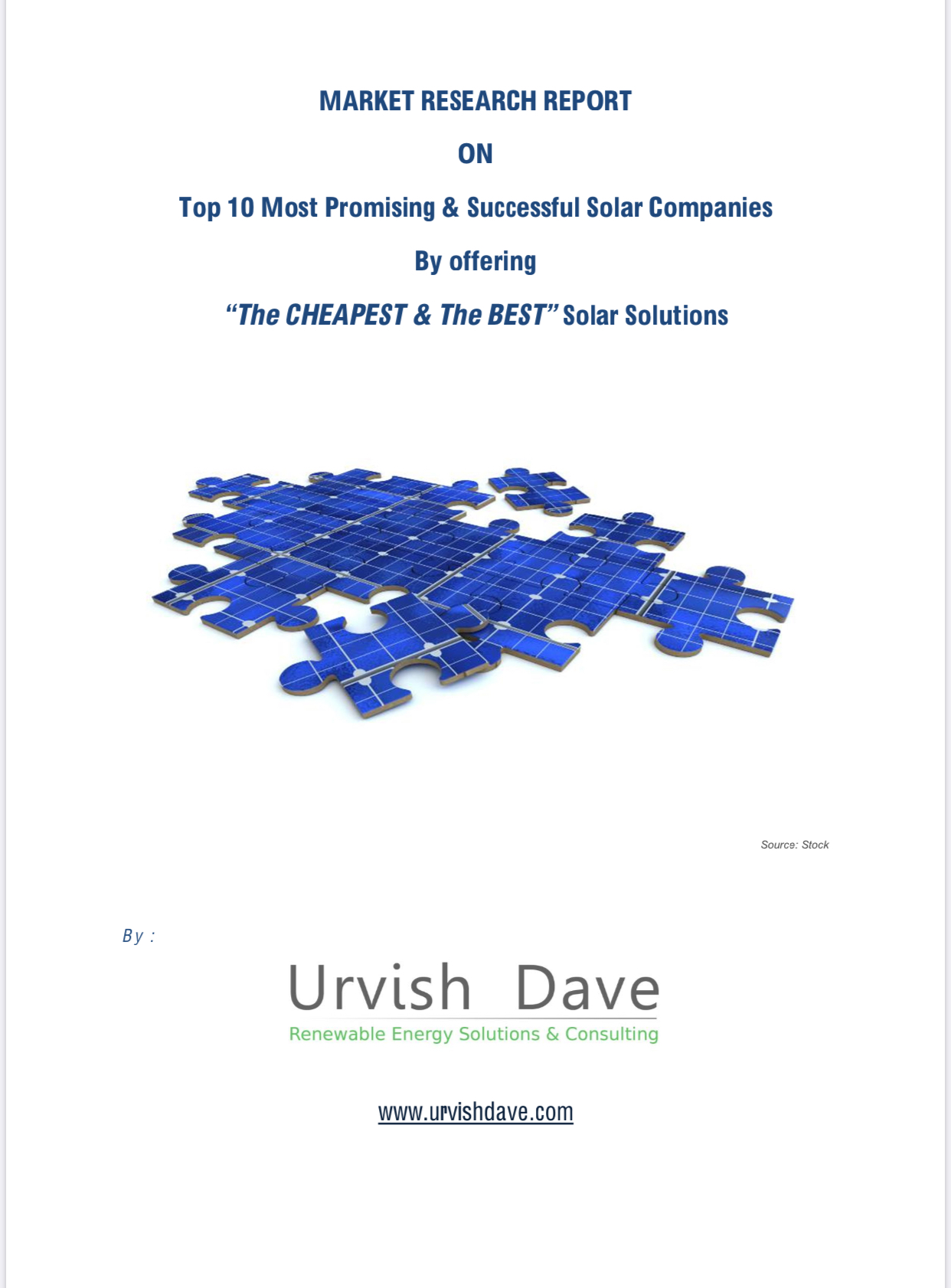 Top 10 Most Promising & Successful Solar Companies By offering “The
CHEAPEST & The BEST” Solar Solutions !